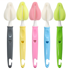 coco Lieto 可掛式奶嘴清潔刷, 顏色隨機, 5支