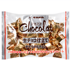 高岡食品 焦糖巧克力風味糖 宛如果仁糖般在舌尖上的觸感, 163.2g, 1袋