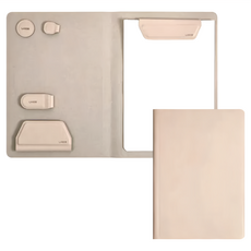 LHiDS 磁吸收納筆記本 輕量版 A5, 重量減輕30%, PU皮革, 防潑水材質, 初秋栗杏, 1個