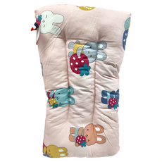 100%純棉兒童枕頭 兒童安撫水洗枕, 43 x 25cm, 粉色