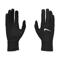NIKE 耐吉 W PACER LIGHTWEIGHT 觸控慢跑手套, 黑色, 1雙
