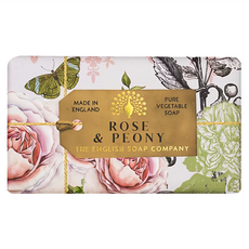THE ENGLISH SOAP COMPANY 英國製皂 玫瑰與牡丹 英國手工皂, 190g, 純植物油製成, 1個