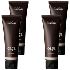 OBgE 男士溫和清潔刮鬍凝膠, 80g, 4條