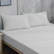 Ishur 伊舒爾 3m銀離子防水枕頭保潔墊 枕頭套 2入, 76 x 46cm, 淺灰