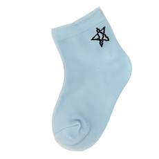 baa baa sheepz 抱抱羊 星星羊 短襪 75%竹纖維, 藍色, 2~3歲