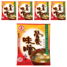 工研營養味噌, 非基因改造黃豆, 素食可用, 140g, 5包