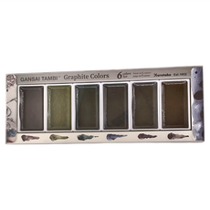 Kuretake 吳竹 顏彩耽美 繪墨系列 水彩盤 適用於繪畫和手工藝, 6色