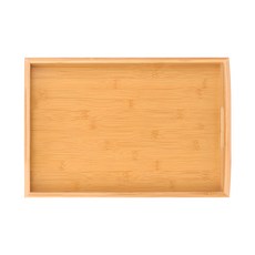 提把日式木托盤 D212, 1個, 原木色