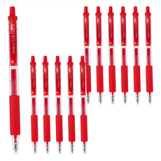 Double A Silk Gel Pen 中性筆 0.5mm, 紅色, 12支