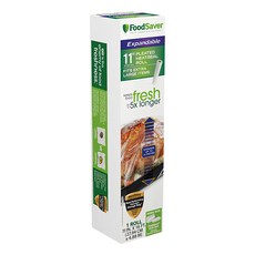 Foodsaver 真空加大立體卷 11吋 適用於真空保鮮機，延長食物保鮮期，可重複使用, 1捲, 1盒