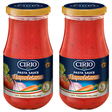 CIRIO 經典拿坡里紅醬, 嚴選番茄, 蔬菜調製, 不含防腐劑, 省時便利, 享受義式風味, 420g, 2罐