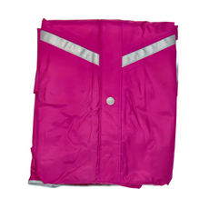 TAHSIN 達新牌 TS01尼龍全開雨衣, 桃紅色, 3XL