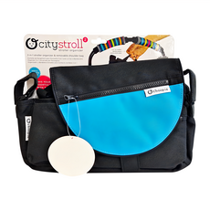 Choopie CityStroll 二合一推車置物袋, 孔雀藍, 1個