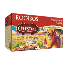 CELESTIAL SEASONINGS 詩尚草本 香草馬達加斯加南非國寶茶 無咖啡因, 2.1g, 20包, 1盒