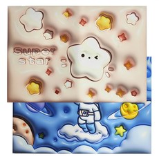 EDISH 3D立體感廚房吸水桌面碗盤瀝水墊 快速吸水, 款式隨機, 2個