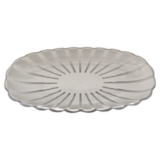 guzzini 花瓣長托盤 SMMA材質 義大利製造, 優雅白, 1個