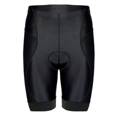 Frontier NERVE TRAINING Shorts 男款運動版平口短車褲, 高支撐性布料, EIT Berenis Audax褲墊, 膠原蛋白布料, M, 黑色, 1件