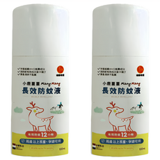 Mang Mang 小鹿蔓蔓 長效防蚊液 有效防蚊12小時 2件組, 100ml, 1組
