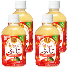 Sunpack 日本青森旬富士蘋果汁 4瓶 280ml，100%蘋果原汁，無添加，健康美味
