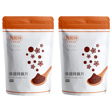 頂膳珍 韓國辣椒片, 80g, 2包