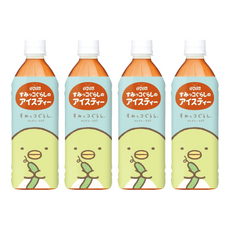 DyDo 角落生物版紅茶 款式隨機, 500ml, 4瓶
