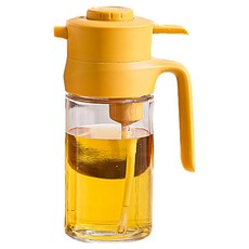 SUnORO 定量玻璃油壺 W5 黃色, 500ml, 1個