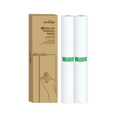 peripage 愛立熊 紙廠 A4紙捲款 速乾型 30g 2捲, A4