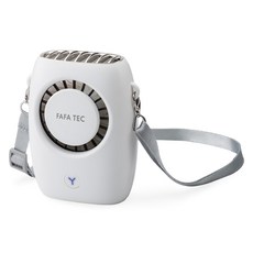 FAFA TEC FF4 便攜式頸掛充電風扇, FF4WH, 白色