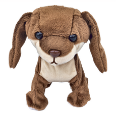 Mother garden 家家酒-一起去散步 22 x 12 x 23cm, 臘腸狗 咖啡色, 1個