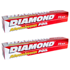 鑽石牌 Diamond 鋁箔紙 Aluminum Foil, 75平方英尺, 22.8m, 2個