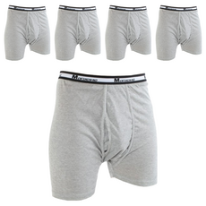 non-no 儂儂 MEN'S NONNO 竹炭纖帶平口褲，涼爽透氣，吸濕排汗，台灣製, M, 灰色