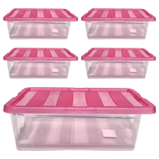 KEYWAY 聯府 常用收納盒 9L, CR-809 顏色隨機, 5個