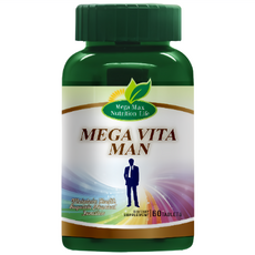 Mega Max Nutrition Life 男士多維錠, 補充22種維生素 礦物質 微量元素, 60錠, 1罐