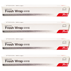 LocknLock 樂扣樂扣 保鮮膜 LBM111 CN-20, 30m, 4個