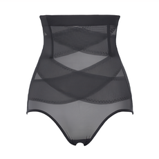 傲人曲線塑身高腰收腹內褲 黑色 L 碼