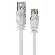 DTAudio 聆翔 金屬接頭 Cat.6網路線/RJ45 網路線/ADSL 路由器網路/乙太網路線, 15m, 1組, 白色