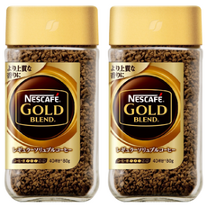 NESCAFE 雀巢咖啡 金牌微研磨咖啡, 80g, 1入, 2罐