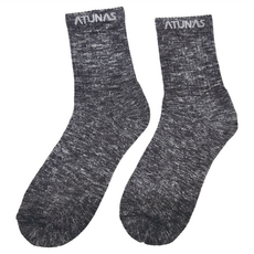 ATUNAS 歐都納 保暖中筒雪襪-深灰, F, 1雙