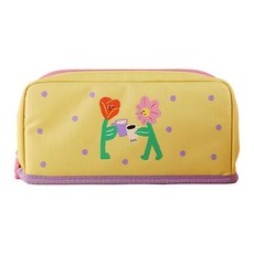 KOKUYO 國譽 TYAKASHA聯名 HACOHACO筆袋, 205x100x45mm, 黃色, 1個