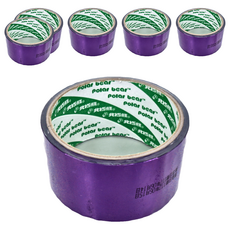 polar bear 北極熊 大彩色晶晶膠帶 RAT4818P 48mm, 紫色, 6個