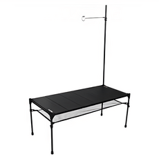 snowline 折疊型露營桌 L6 SND5UTA002 黑色 輕巧便攜, 78.5 x 35 x 32.5cm, 35cm