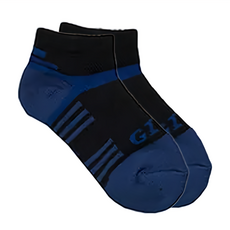 GIAT 吉亞特 兒童款 類繃萊卡運動機能襪 80%棉 20%彈性纖維 男女可穿 台灣製, 黑藍色, L