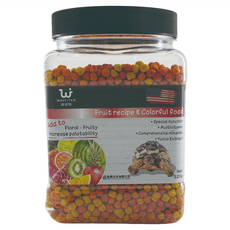 WEIYITER 維益特 陸龜水果配方彩色飼料, 320g, 1罐