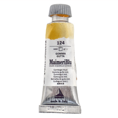 MaIMeRI 美利 藍管狀水彩 S1 124 藤黃色 GAMBOGE HUE, 12ml, 1色