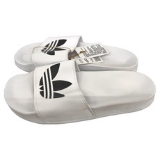adidas 愛迪達 男款 ADILETTE LITE 拖鞋 FU8297, 白色, 12號
