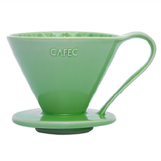 CAFEC 有田燒陶瓷錐形花瓣濾杯 CFD-4GR 粉綠, 1個, 2-4杯