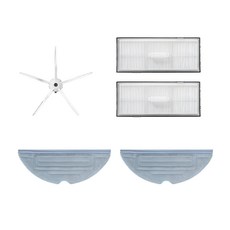 YOLOMi 悠樂米石頭掃地機器人S7/S7+適用高品質副廠耗材配件組 (拖布2個+濾網2個+邊刷), 單一商品, 1組