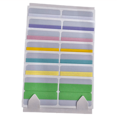 華麗牌 單面索引片標籤 WL-3065 7色, 560張, 1盒
