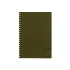 KOKUYO 國譽 SOFT 線圈筆記Biz中橫 A5 210*148mm 50頁, 綠色, 1本