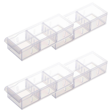 KEYWAY 聯府 FINE隔板整理盒 W9 26.6 x 9 x 5.7cm, LF3004, 4個